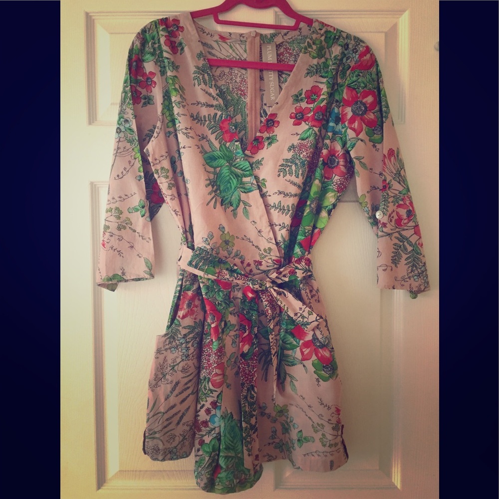 Pretty Plum Sugar Romper